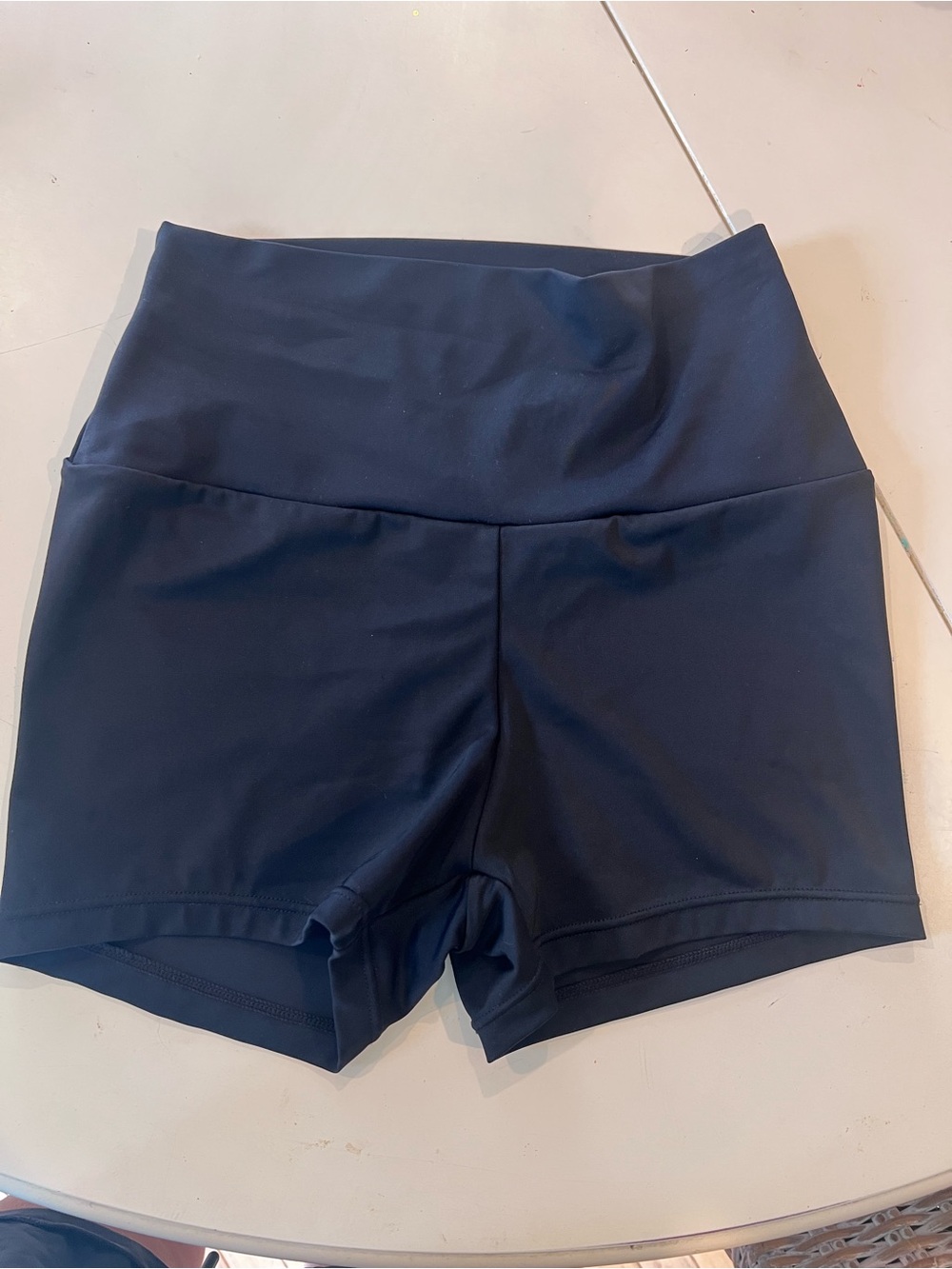 balera Black High-Rise Dance Shorts
